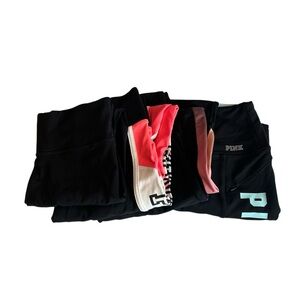 Bundle of Four Victoria’s Secret Pink Ultimate Leggings – Size XS